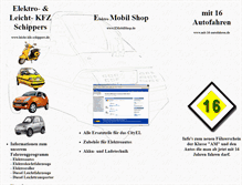 Tablet Screenshot of emobilshop.de